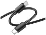 hoco. X96 USB-C / USB-C töltő- és adatkábel, 60W, 1m, fekete