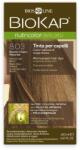 BioKap Nutricolor Delicato Permanent Hair Color 140 ml Vopsea fără de amoniac 8.03 Natural Light Blond - parminunat
