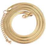 HARAHU Glossy nyaklánc Tip2 - Arany/55cm/3mm KP34692