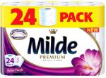 MILDE Hartie igienica parfumata, 3 straturi, 24 role/set, Premium MILDE (MD13457)