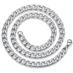 HARAHU DE-34654 nyaklánc - Ezüst/50cm/5mm KP34654