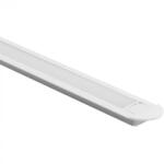 Ecolight Alumínium profil LED szalagokhoz, fehér, süllyesztett, 2 m, opál lámpabúrával és Ecolight végsapkákkal (ECOPRO0020M)