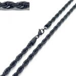 HARAHU Lănțișor bărbătesc - Negru / 50cm / 6mm KP34714