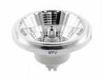 GTV LD-ES111WW11W25AG-01 LED FÉNYFORRÁS, A-G, AR111/ES111, 3000K, GU10, 11, 0W, AC220-240V, 25°, 850lm, 96mA, króm (LD-ES111WW11W25AG-01)