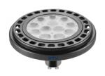 GTV LD-ES11100-30 LED fényforrás. AR111/ES111, 12W, GU10, 950 lm, AC220-240V, 50-60Hz, 45°, 104mA, 3000K, fekete, b. w. , 65mm (LD-ES11100-30)