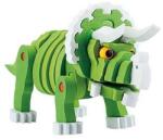 Toi-Toys Puzzle 3D Spuma Dino Triceraptos 63 piese Toi-Toys TT43544A Puzzle