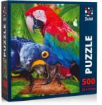 De. tail Puzzle Parrots, 32x47 cm, 500 piese De. tail DT500-01 Puzzle