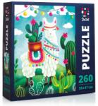 De. tail Puzzle Llama cutie, 32x47 cm, 260 piese De. tail DT200-02 Puzzle
