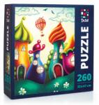 De. tail Puzzle Fairytale City, 32x47 cm, 260 piese De. tail DT200-03 Puzzle
