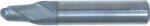 SwissBurr 12.0mm rovid ketelu hengeres szaru tomor kemenyfem radiuszos hosszlyukamro ticn bevonattal (SWT1615342A)