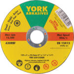 York 125x3x22.23 a30rbf lapos vágókorong t41 (YRK2305200K)