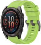  SILICONE Cserélhető szíj Garmin Fenix 8 51mm világoszöldhöz