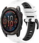  SPORT Cserélhető szilikon szíj Garmin Fenix 8 47mm fehér