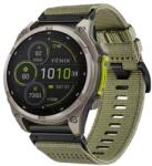  VÁSZON Cserélhető szíj Garmin Fenix 8 51mm zöld