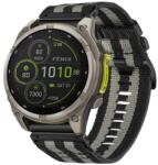  CANVAS Cserélhető szíj Garmin Fenix 8 47mm szürke-fekete