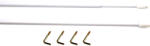  Vitrázspálca, 0.9mm, fehér, 2 db / csomag, 100 - 160 cm (11113000)