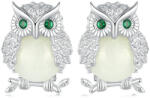 BeSpecial Cercei argint bufnita luminoasa (EZT0455)