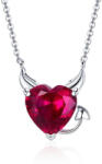 BeSpecial Colier argint Dragoste Periculoasa placat cu rodiu (CST0031)