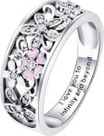 BeSpecial Inel argint 925 cu floricele - I love you to infinity and beyond - Be Nature IST0055 (IST0055)