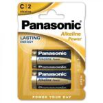 Panasonic baterii alcaline C (LR14) Alkaline Power Bronze 2buc LR14APB/2BP (LR14APB/2BP) Baterii de unica folosinta