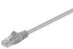 Goobay Cablu UTP 3m patchcord retea CAT5e CCA 2x RJ45 neecranat gri Goobay (68367)