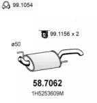 ASSO Toba esapament finala ASSO 58.7062 (58.7062)