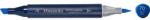 Deli 70 - Royal Blue kétvégű permanent ART marker (DEC184-F/70)