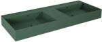 Elita Level mosdótál 120.5x45.5 cm négyszögletes klasszikus-dupla zöld matt RE041461207010 (RE041461207010)