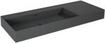 Elita Level mosdótál 120.5x45.5 cm négyszögletes klasszikus antracit matt RE041461196010 (RE041461196010)