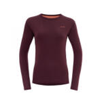 Devold Multi Sport Merino 190 Shirt Wmn női funkcionális felső S / burgundi vörös