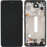 Samsung GH82-25526A Gyári Samsung Galaxy A52 / A52 5G / A52s 5G OLED kijelző érintővel Fekete kerettel előlap (GH82-25526A)