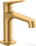 Hansgrohe AXOR CITTERIO M mosdó csaptelep nem zárható leeresztővel, szálcsiszolt sárgaréz hatású 34017950 (34017950)