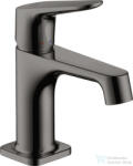 Hansgrohe AXOR CITTERIO M mosdó csaptelep automata leeresztővel, polírozott fekete króm 34016330 (34016330)