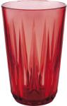 APS Crystal pahar de băut, capacitate: 0, 30 litri, înălțime: 125 mm, ø: 80 mm, roșu Pahar