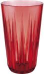 APS "Crystal" Pahar, Capacitate: 0, 50 litri, Înălțime: 155 mm, ø: 90 mm, roșu Pahar