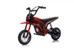 Hollicy Motocicleta electrica copii, Kinderauto Enduro, roti gonflabile, scaun tapitat, 350W, 24V, rosie