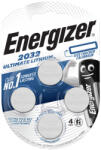 Energizer 4x ENERGIZER ULTIMATE LITHIUM akkumulátor elektronikus eszközökhöz CR2032 buborékcsomagolás (ENEBAT1920)