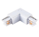 Eko-Light Sarokszögű csatlakozó Fehér 3-fázisú Track Light LU sínekhez (EKOLIG6714)