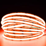 ECOLight LED szalag COB szalag 12V 45W 2400LED NEON Narancs 8mm 5m (ECOTAS1705)