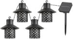 Rábalux LED kerti napelemes füzér XIMPU 4x0.1W 2700K Heat IP44 alkony érzékelővel 4.8m díszlámpák RABALUX (RABOGR0838)