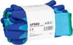 Portwest Grip 13 Latex teljesen bevont kesztyű (12 pár) - Kék - L (APB80B4RL)