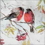 Ambiente Birds on branch papírszalvéta 33x33cm, 20db-os