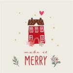 PPD Make it merry papírszalvéta 33x33cm, 20db-os - szep-otthon