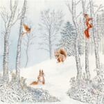PPD Ecureuil hiver papírszalvéta 33x33cm, 20db-os