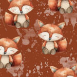 Takoy PUL pelenka panel varrott hatású róka fahéj színű alapon