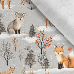 Takoy Szabadidő anyag/ futter Takoy 150cm állatkák szürke erdőben