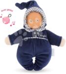 Corolle Papusa Babidoux Navy Blue Starry Dreams Mon Doudou Corolle cu ochi albaştri și zornăitoare, 20 cm, de la 0 luni (CO060040) Papusa
