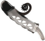 Romance Extended Sleeve Black Inel pentru penis