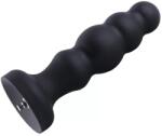HISMITH HSA59 Tanghulu Silicone Anal Dildo KlicLok 21.2cm Black Dildo