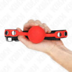 Kink Silicone Ball Gag 4cm Red